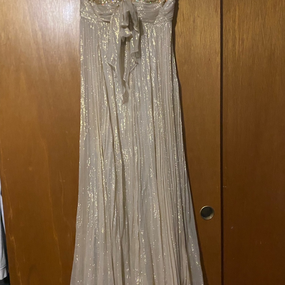 Sherri Hill Gold Sequin Dress